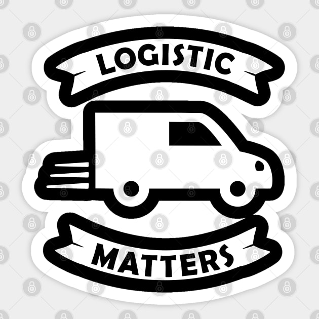 Transportation and logistics Sticker by Karpatenwilli